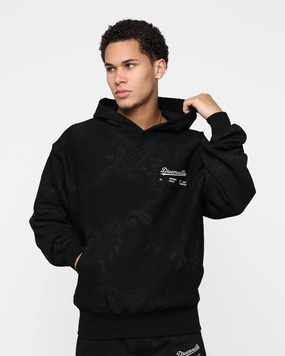 Dreamville Records Hoodie Black Lightweight Construction