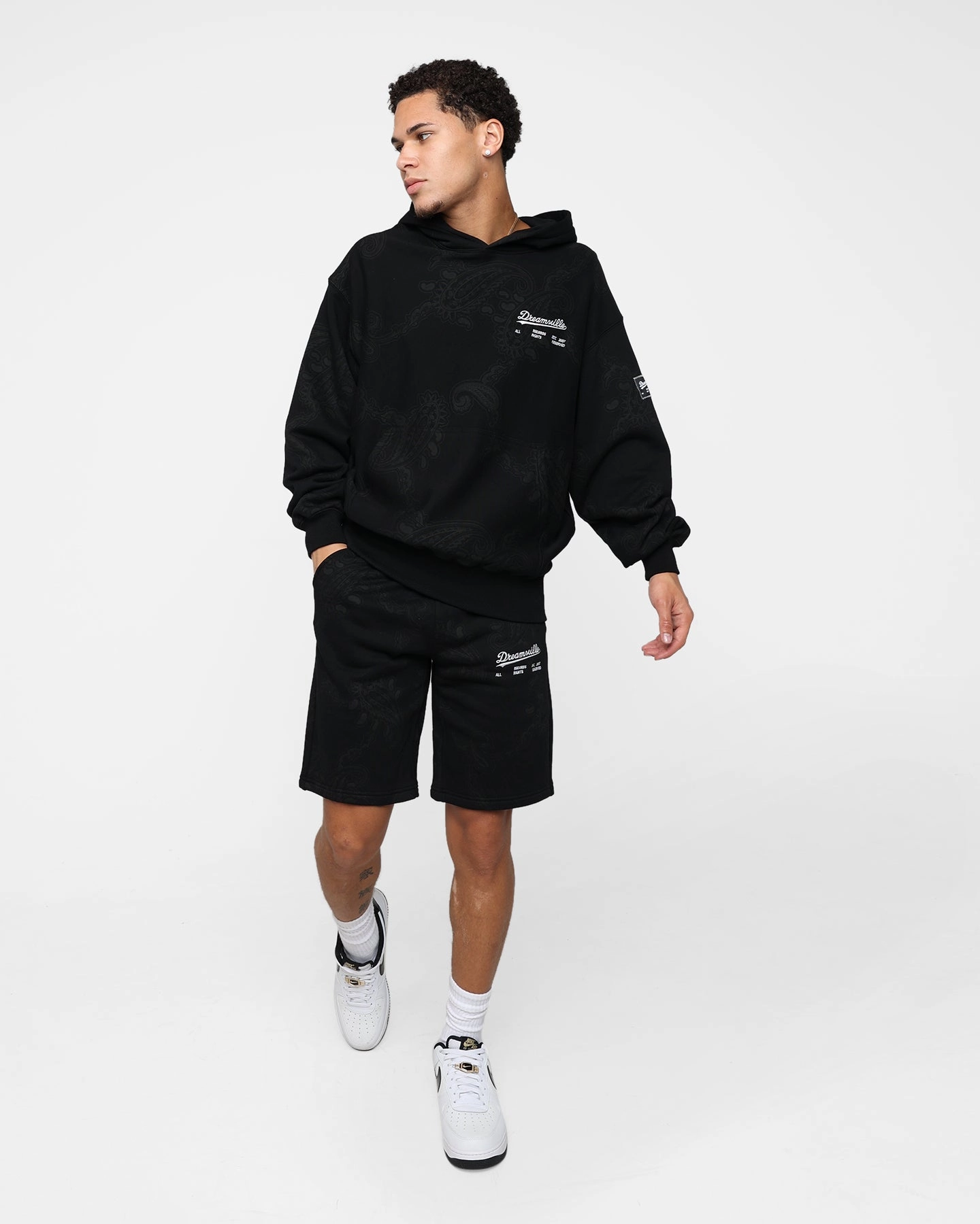 Dreamville Records Hoodie Black farmers Date night