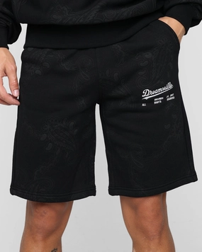 Abrasion Resistant Edges Functional Clothing Dreamville Records Sweatshorts Black