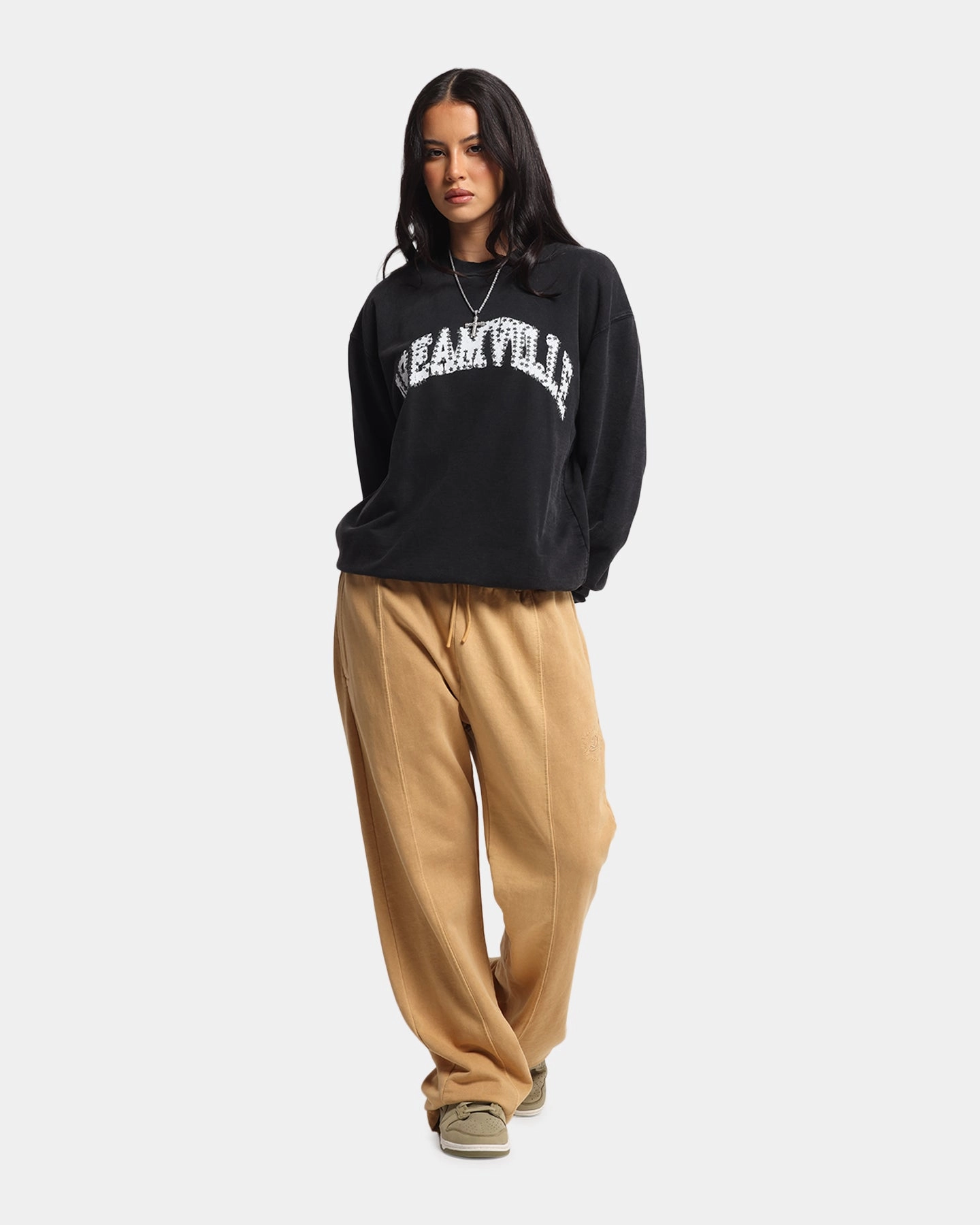 Dreamville Stars Crewneck Black Hidden Storage Compact Travel Friendly