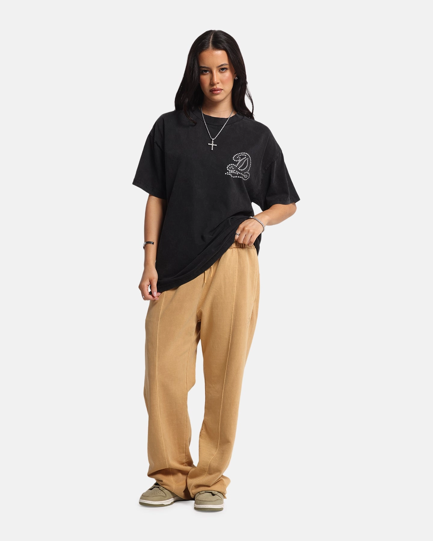 Dreamville Stars T-Shirt Black TearResistant Fabric Street Comfort