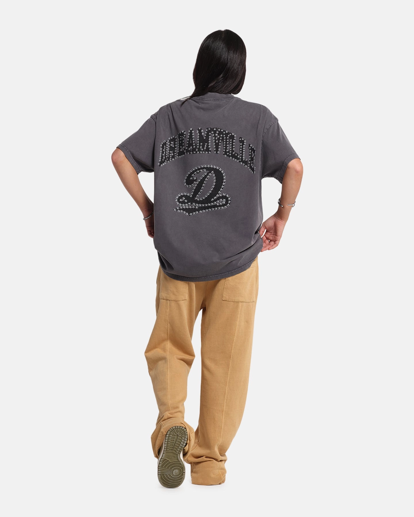 Street Trendy Dreamville Stars T-Shirt Vintage Grey