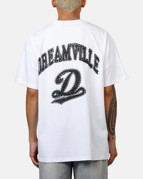 Dreamville Stars T-Shirt White Sustainable Fibers Reinforced Shoulder Stitching