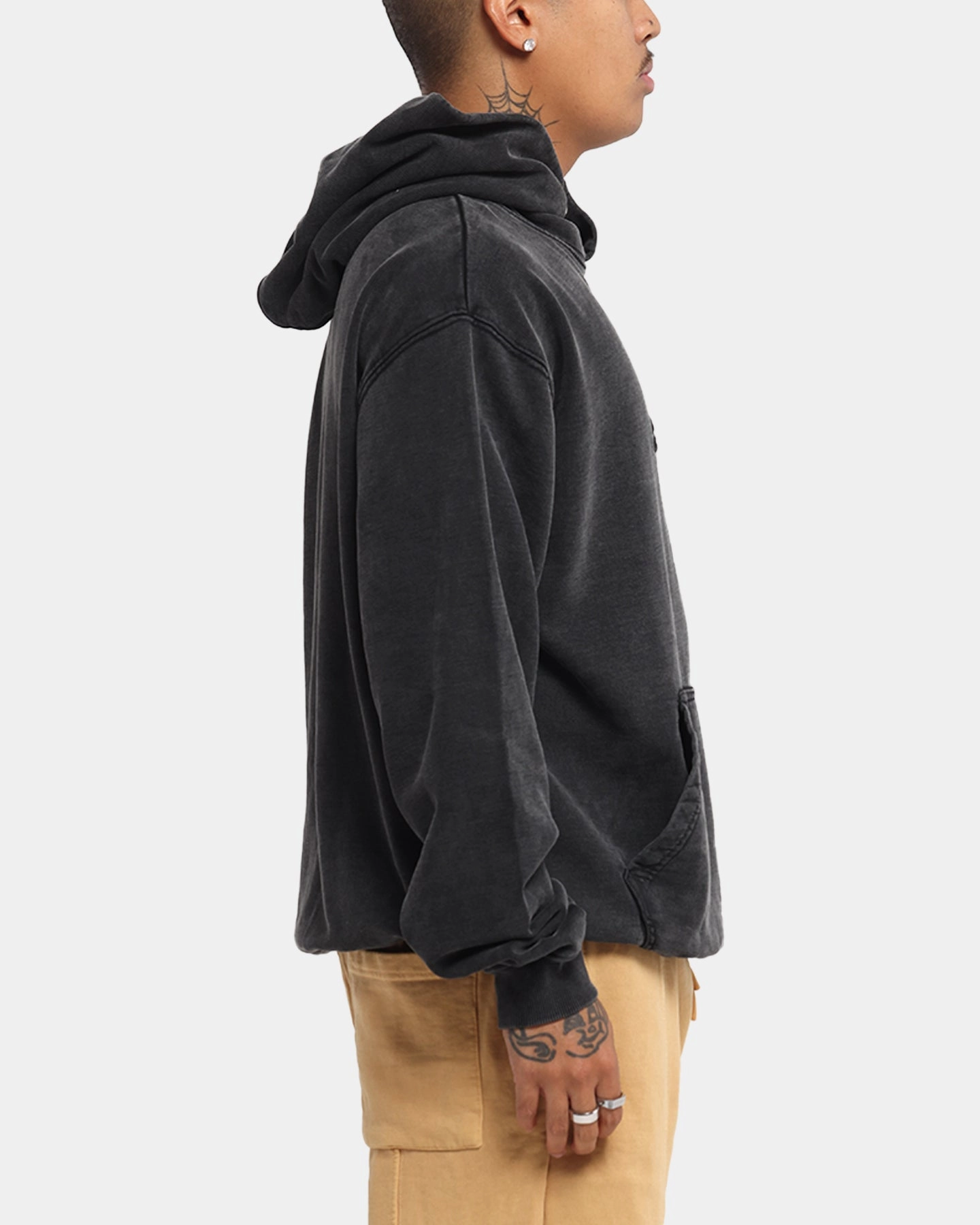 on - road Minimal Cool Dreamville Tonal Hoodie Black Wash