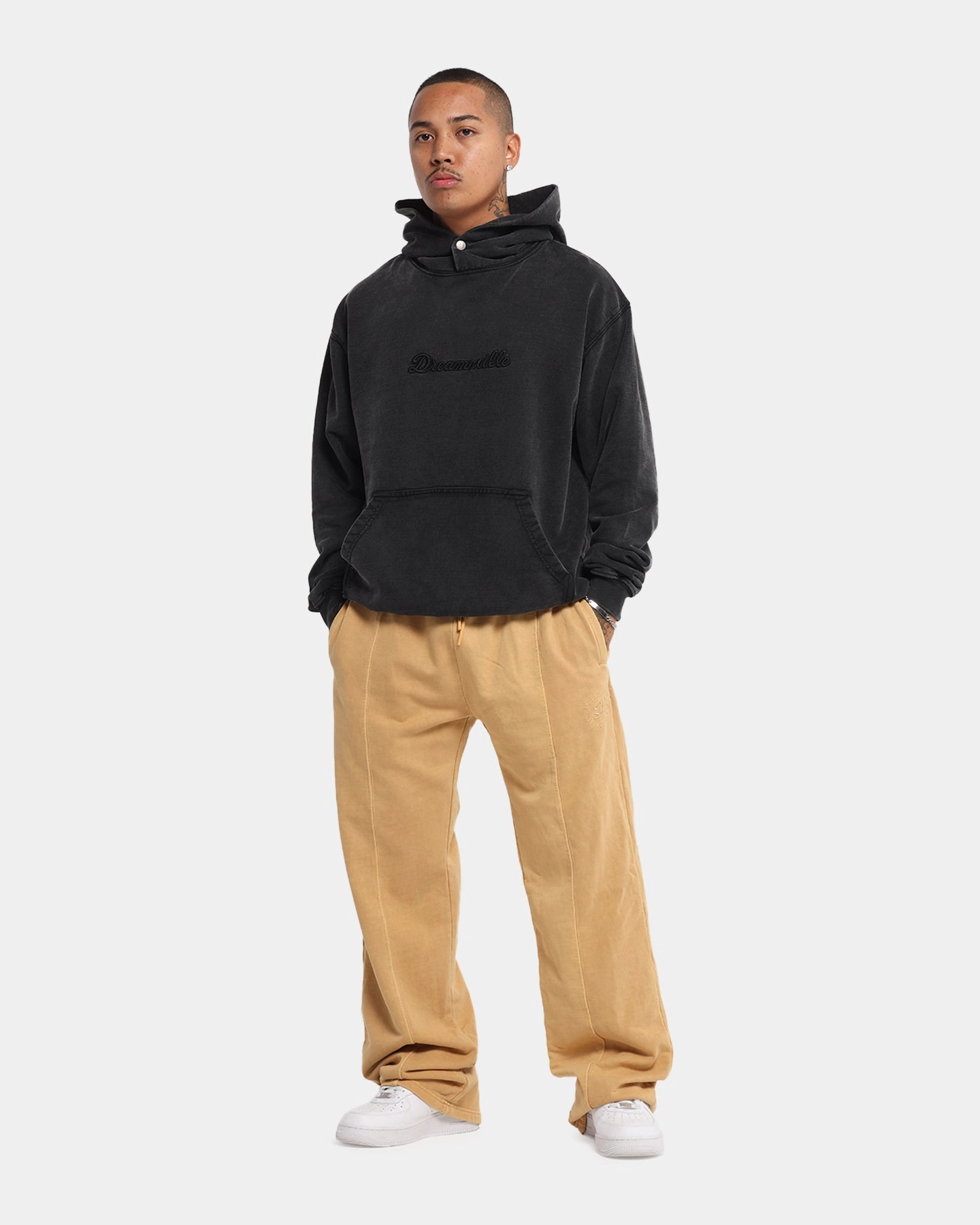 Surveillance - ready Dreamville Tonal Hoodie Black Wash