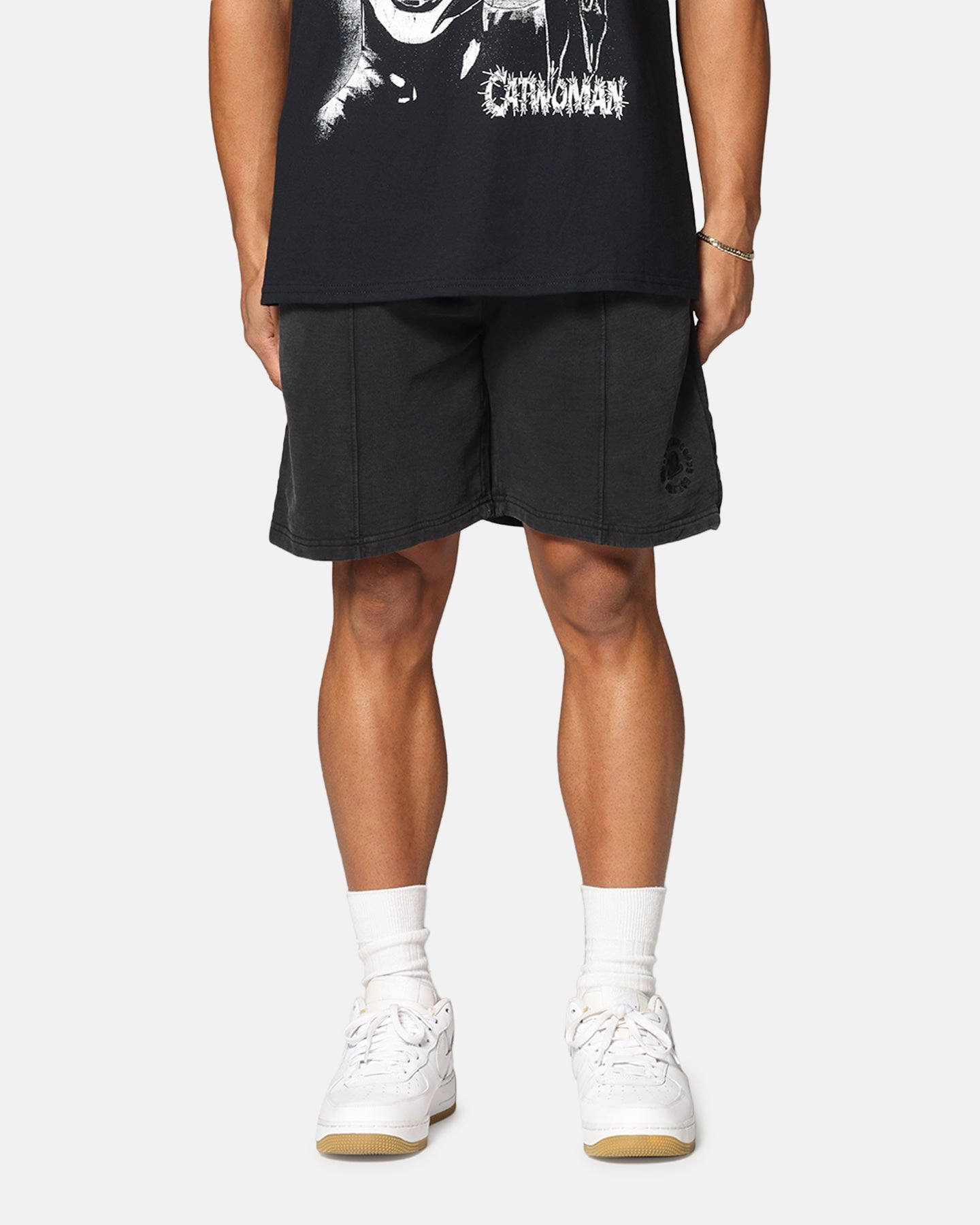 Eye-catching Design Dreamville Tonal Sweat Shorts Black Wash