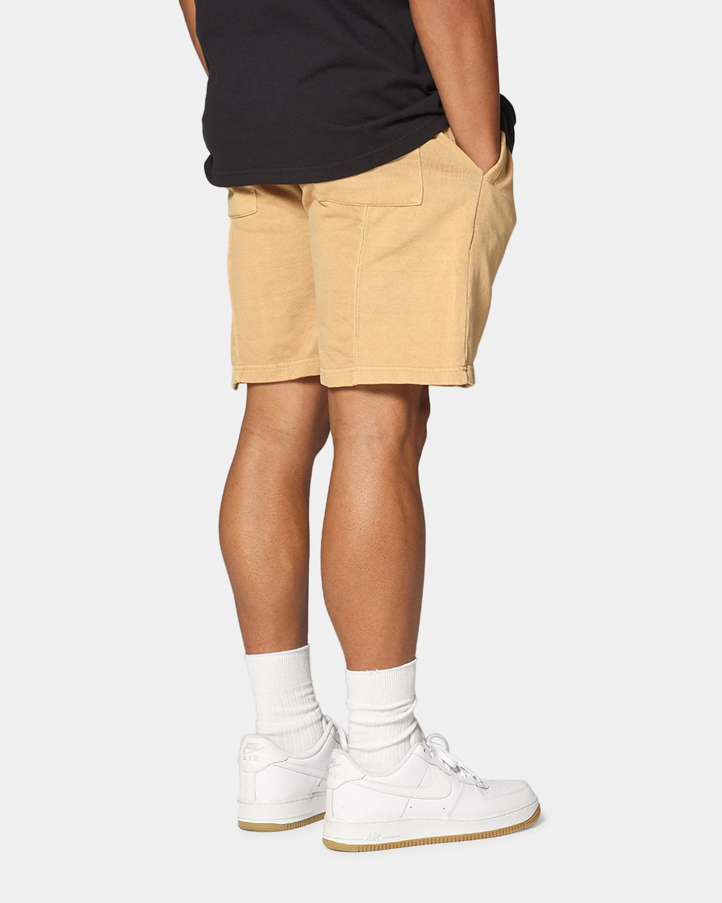 Dreamville Tonal Sweat Shorts Sand Wash Punk style