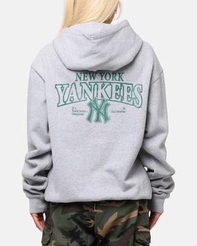 nurses Shawl Majestic Athletic New York Yankees Murcer Arch Hoodie Grey Marle
