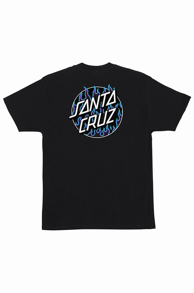 Santa Cruz X Thrasher Flame Dot Tee Travel Style Trend