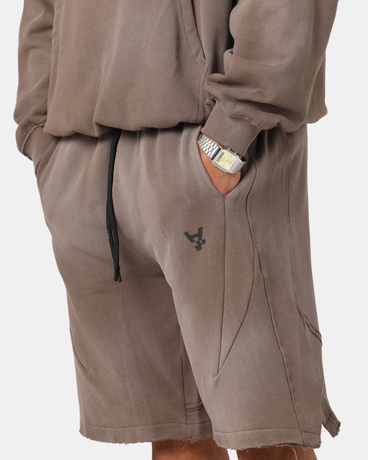 The Anti Order Apocalypse Sweat Shorts Sunfade Brown High-Performance Fit