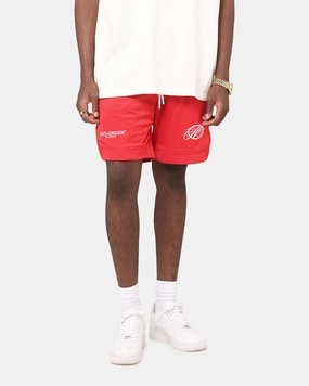 Shock Dispersing Architecture The Anti Order Track Club Basketball Shorts Red/White