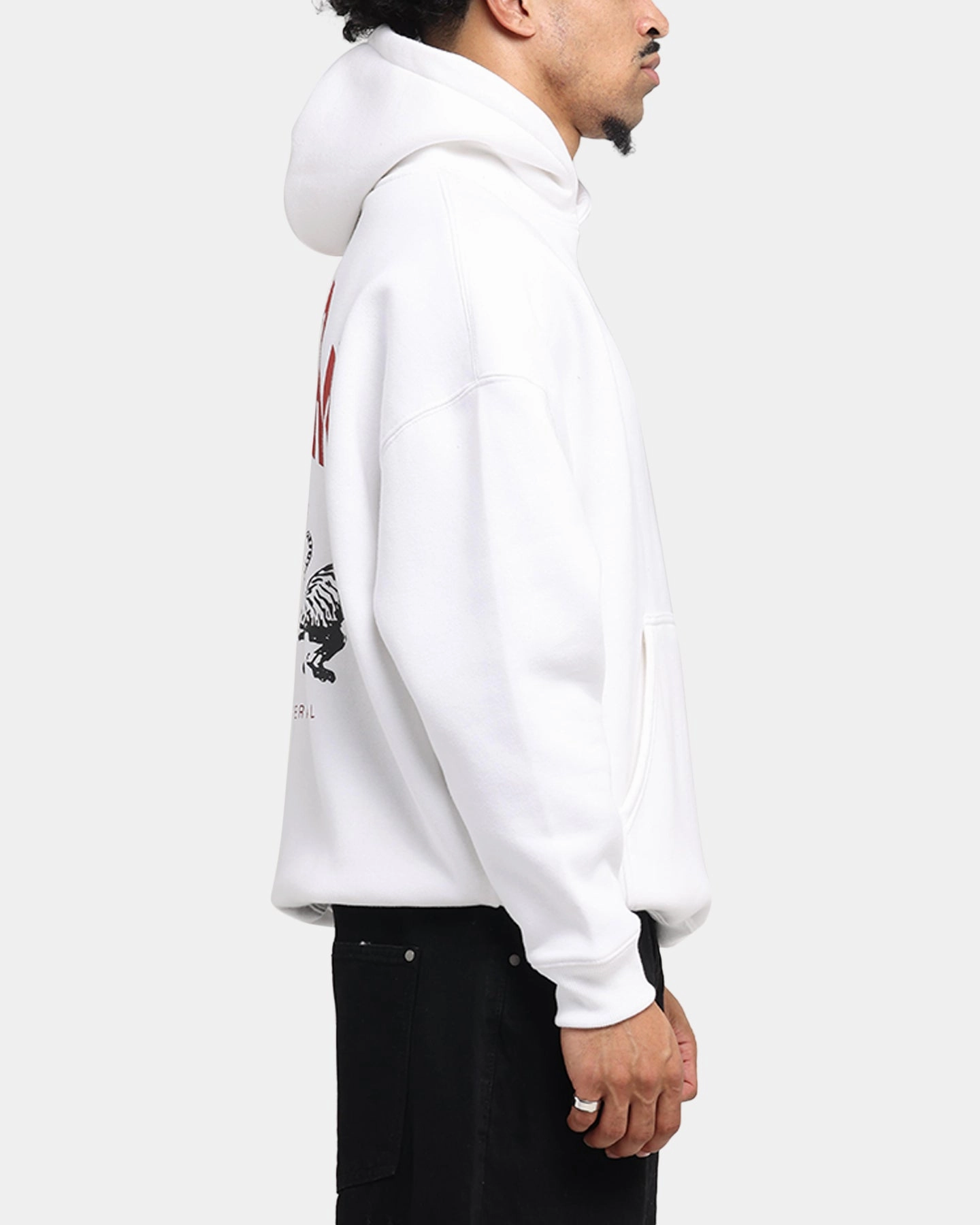 Quick Fit Carre Tiger Glow Hoodie White