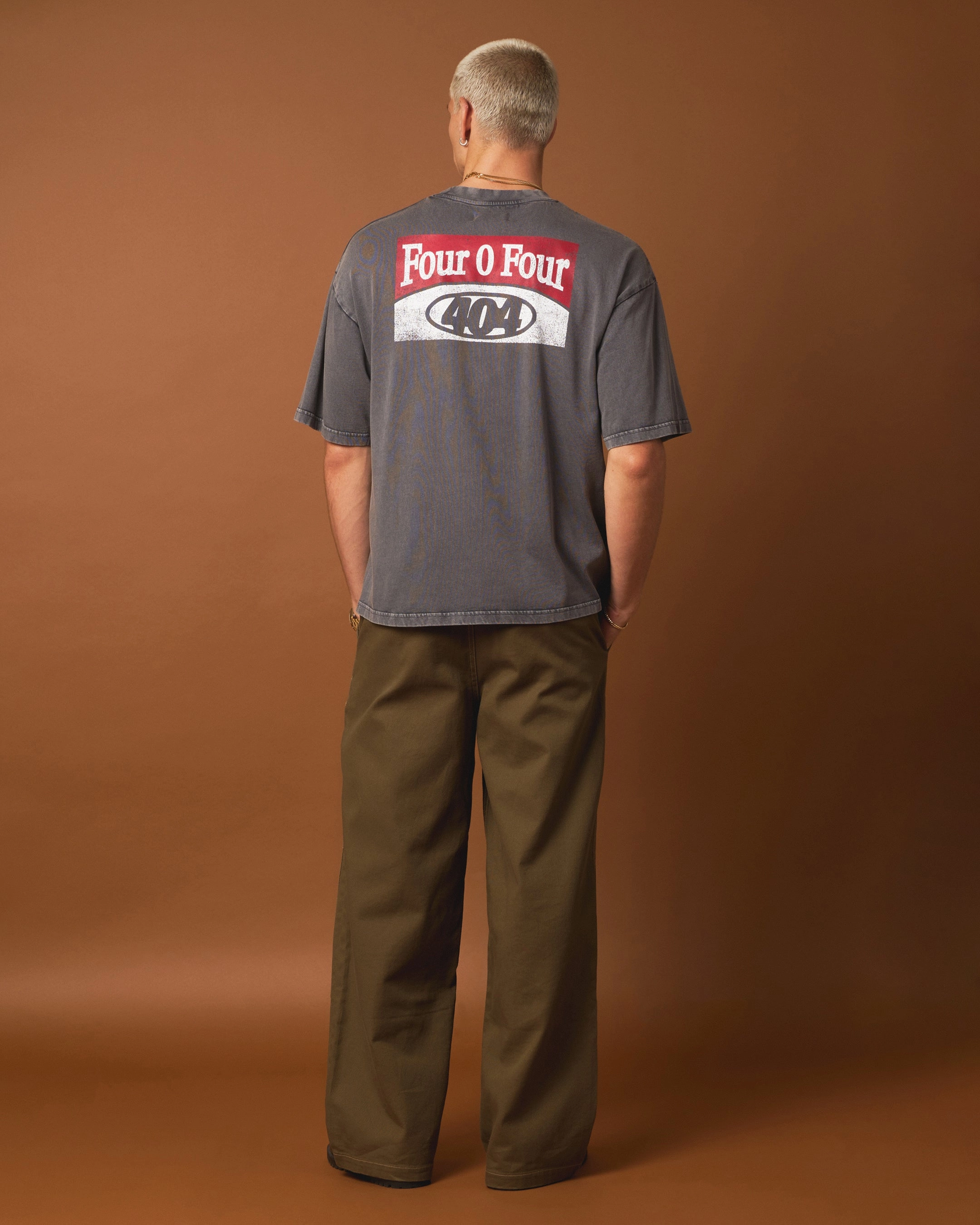 404 Smoke House Vintage T-Shirt Vintage Charcoal Chilly Wear