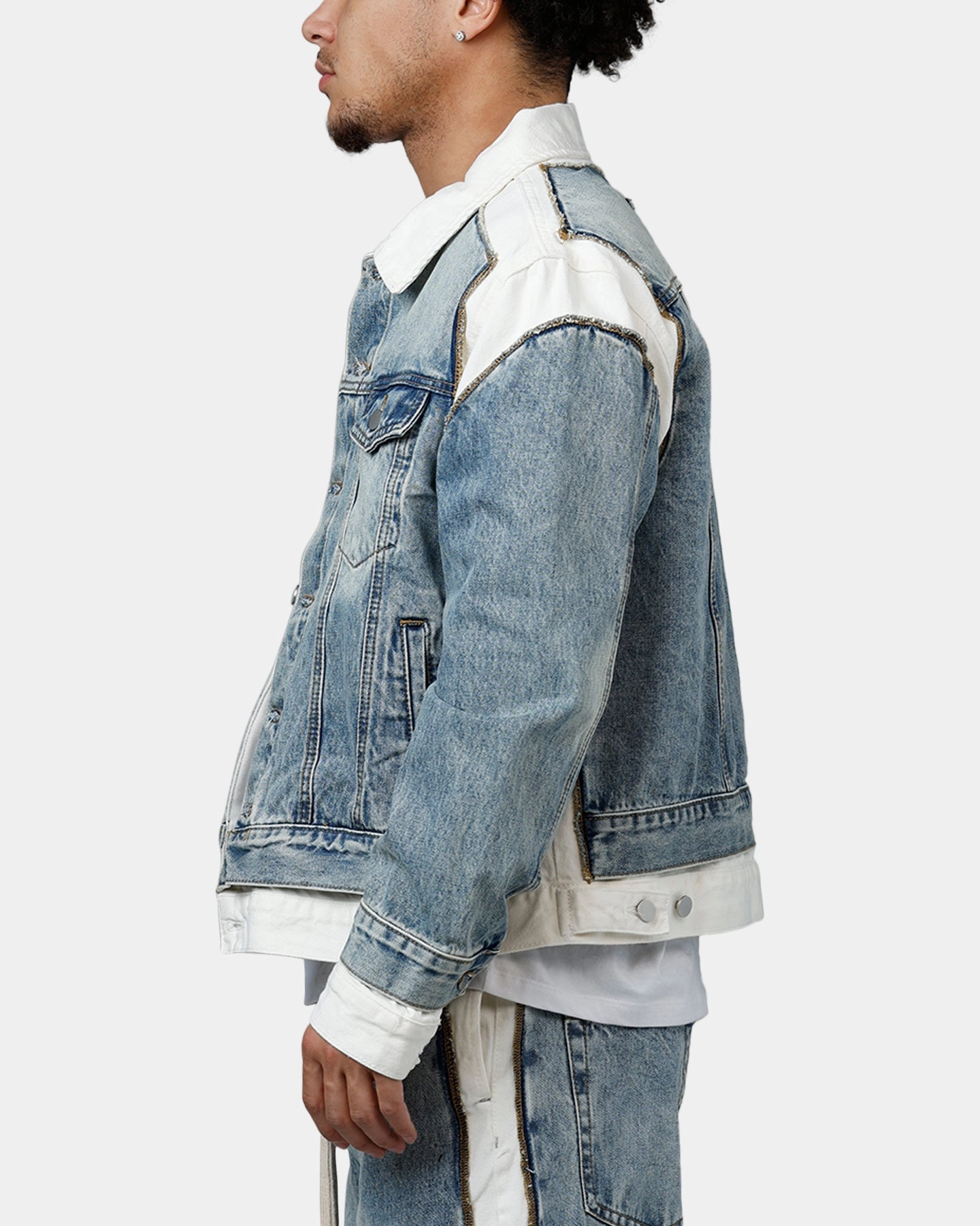 Insulated Wear MNML Border GN8 Jacket Blue/White