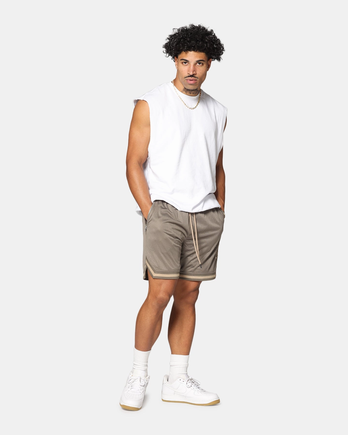 Sustainable Production Process Saint Morta Rev Terry Cut Off Tank White