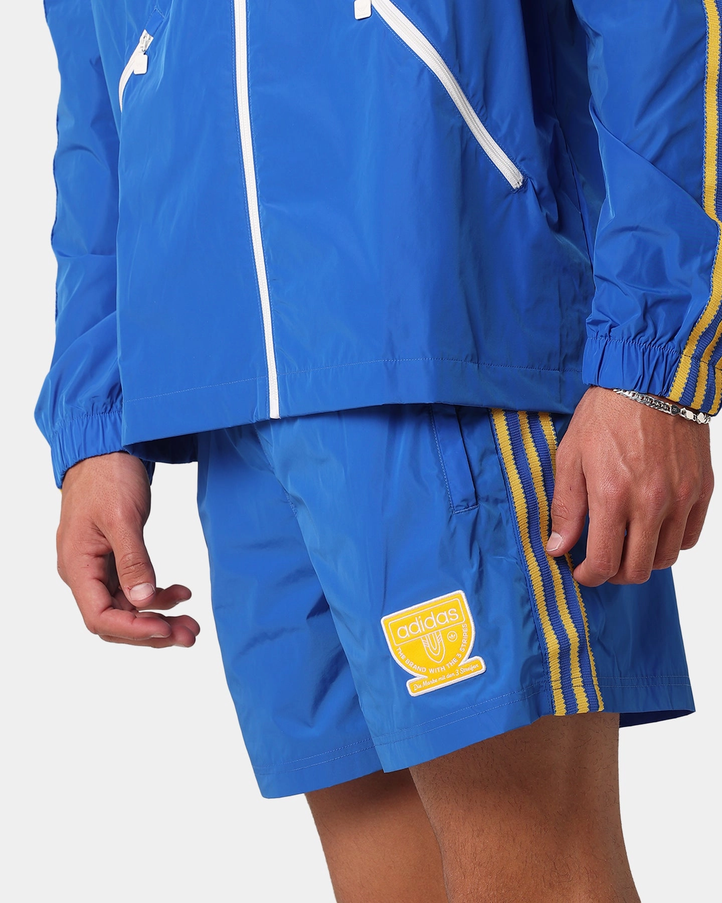 Chic Look Adidas Graphic Sprinter Shorts Blue
