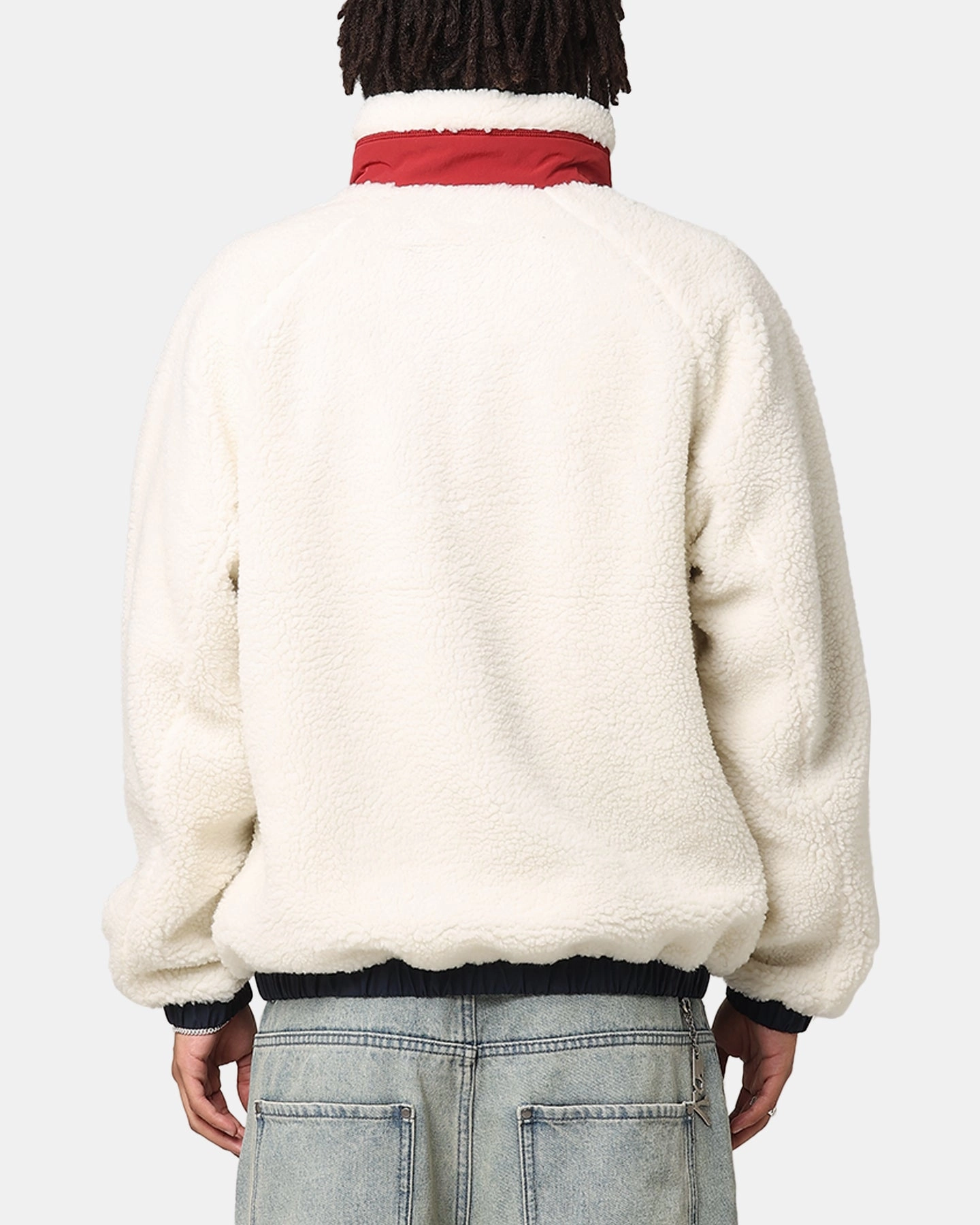 Folder travel use Tommy Jeans TJM Outdoor Teddy Jacket Ancient White/Multi