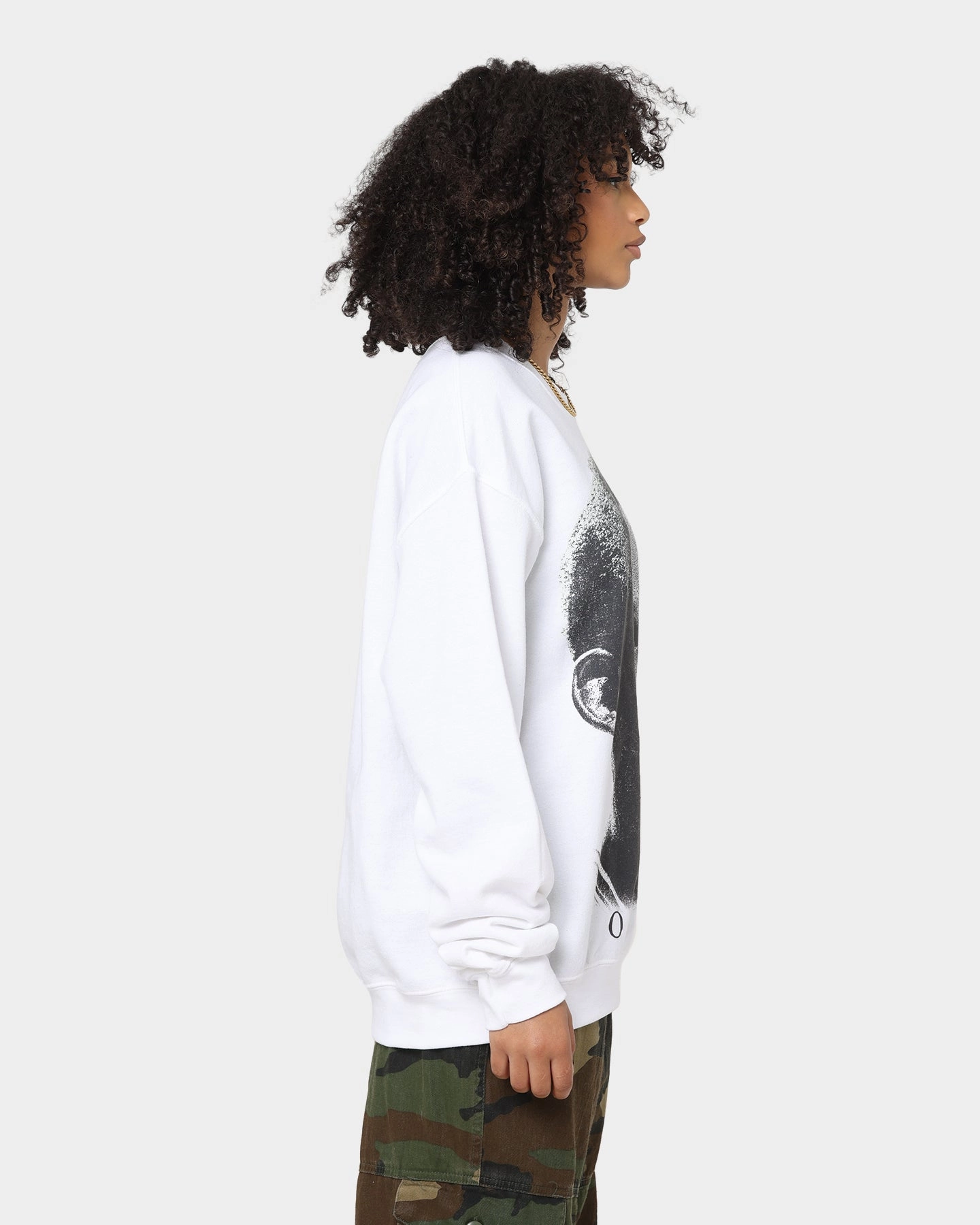 Rodman Brand Rodman Face UV Crewneck White Convertible styles