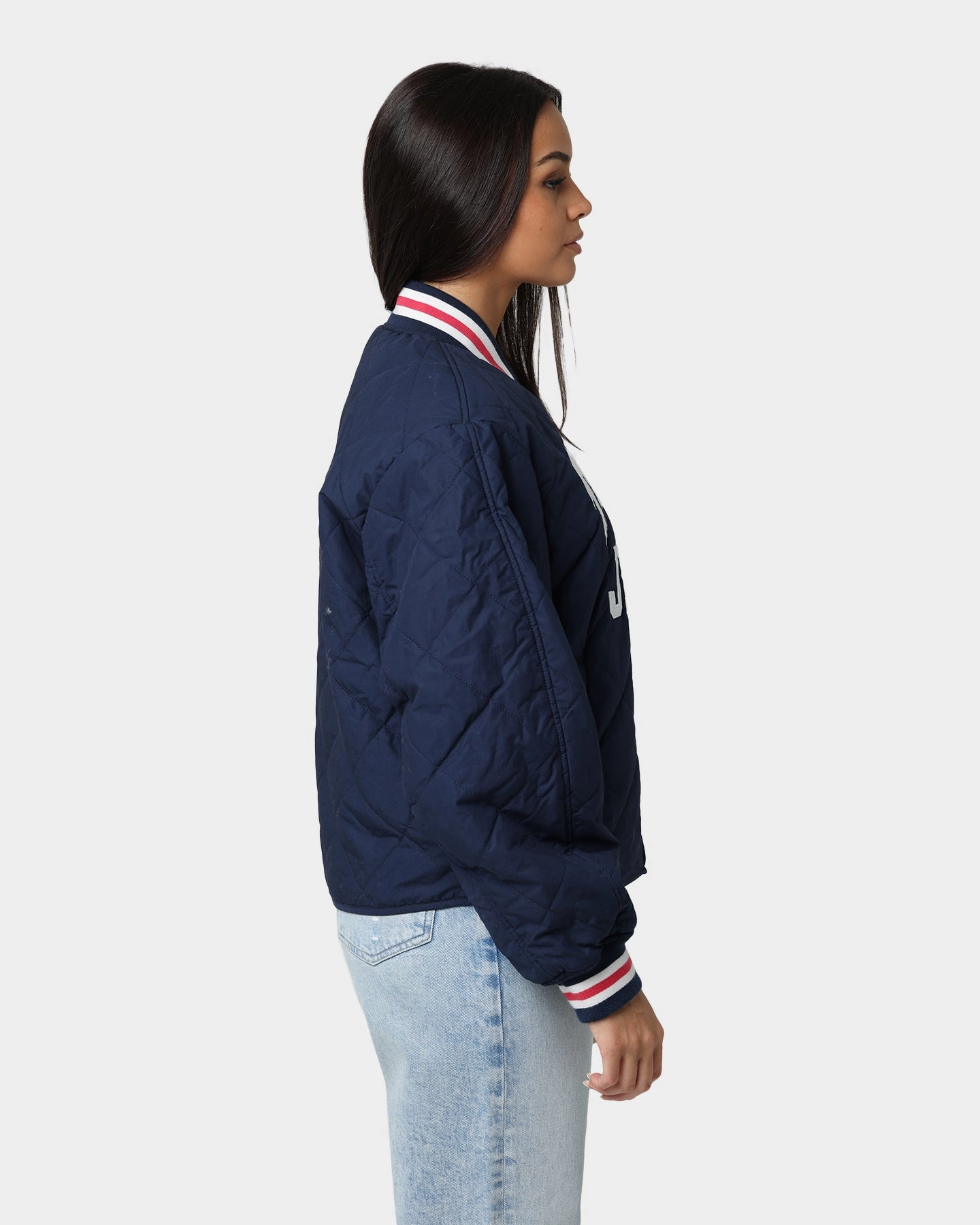 restaurant Tommy Jeans Women's College Quilted Jacket Twilight Navy