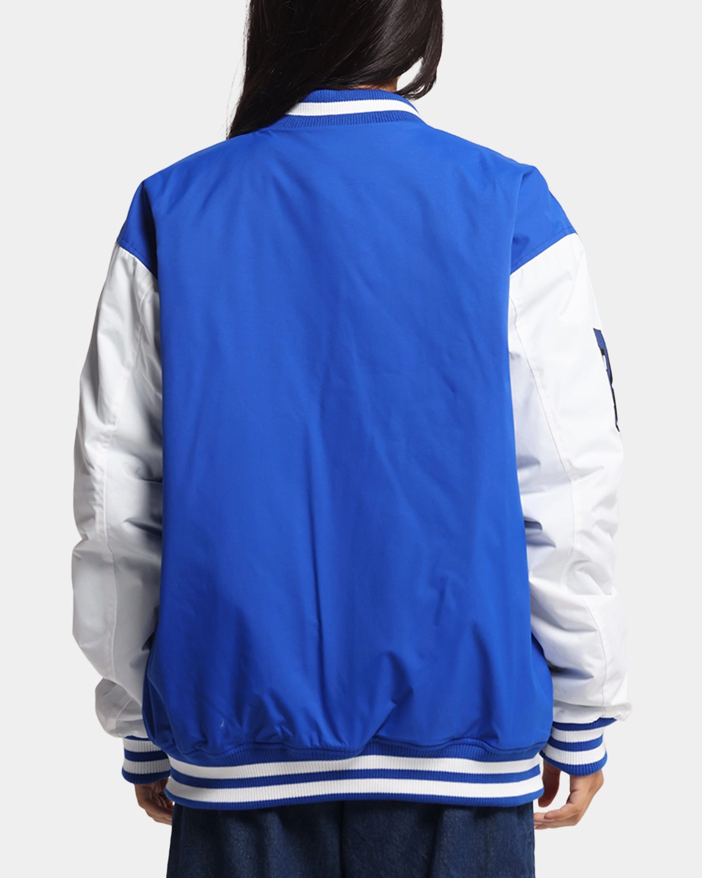 Fashion Shield Bleacher Athletic Canterbury-Bankstown Bulldogs NRL 1908 Baseball Varsity Jacket Official Team Colour