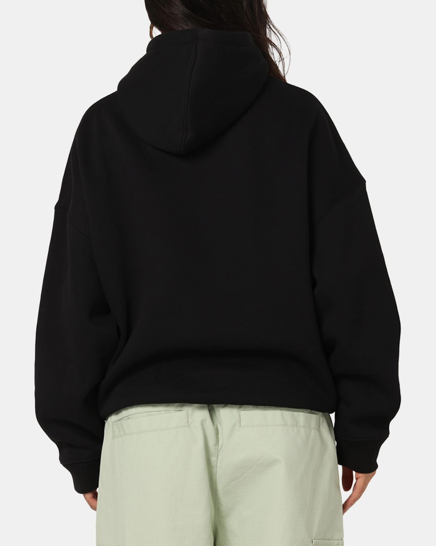 Carre Crested Hoodie Black Opinion Observe