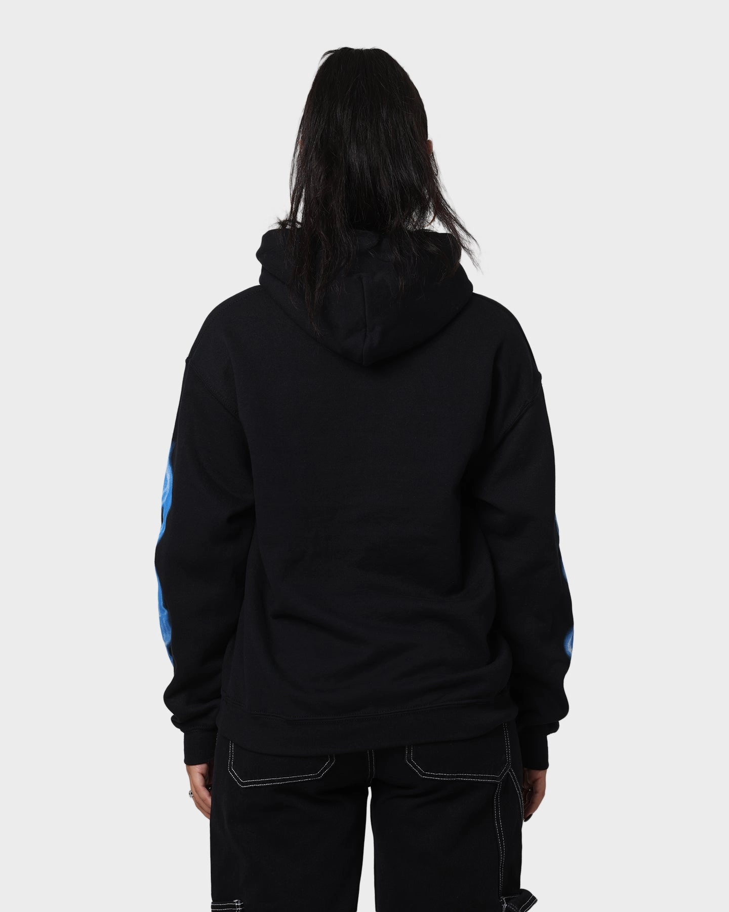 Rodman Brand Rodman Skulls Vintage Hoodie Black Wash Athletic Fit
