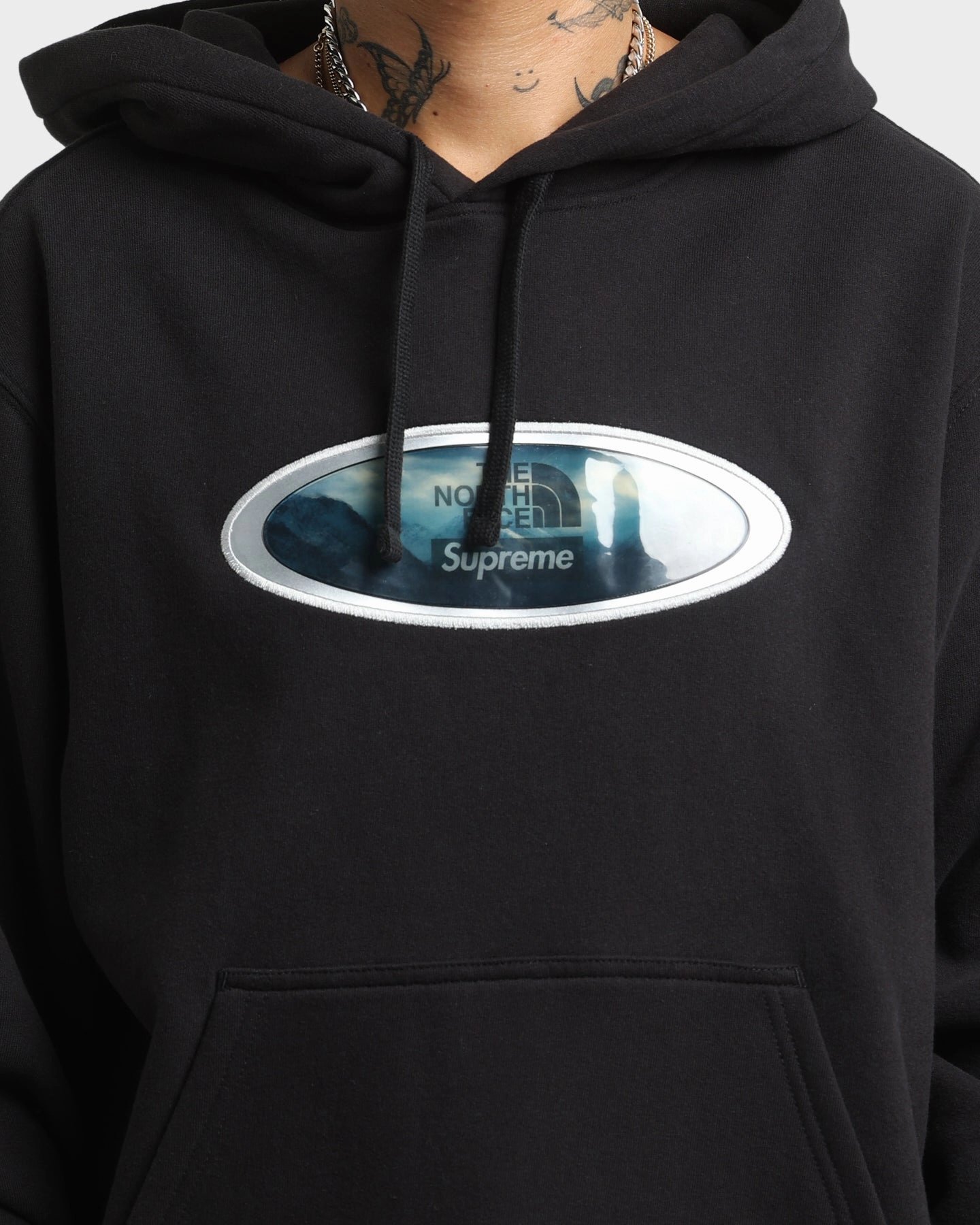 Hardware Supreme Supreme X The North Face Mountains Hooded Sweatshirt Black