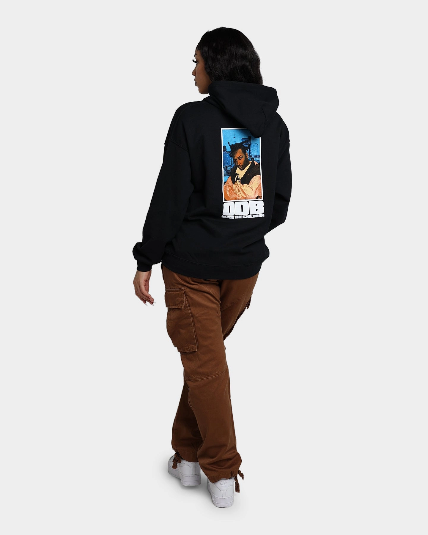Skinny Fit Goat Crew X Ol' Dirty Bastard Children Hoodie Black