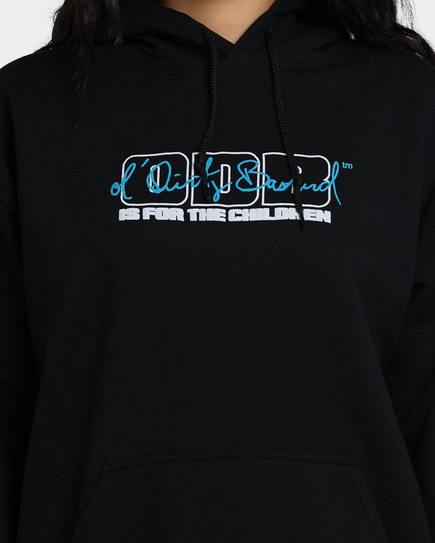 Water Resistant Shell Passport Goat Crew X Ol' Dirty Bastard Children Hoodie Black