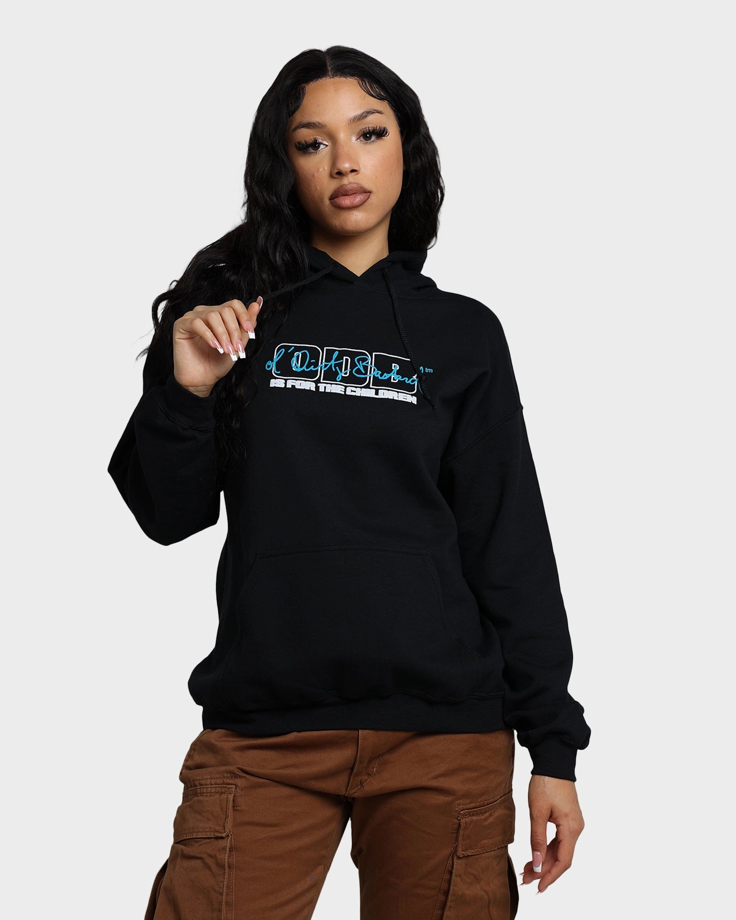 Slimming Goat Crew X Ol' Dirty Bastard Children Hoodie Black