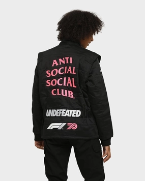 mountain vacation Windproof Jacket Anti Social Social Club Men's ASSC X UNDFTD X F1? Jacket Black