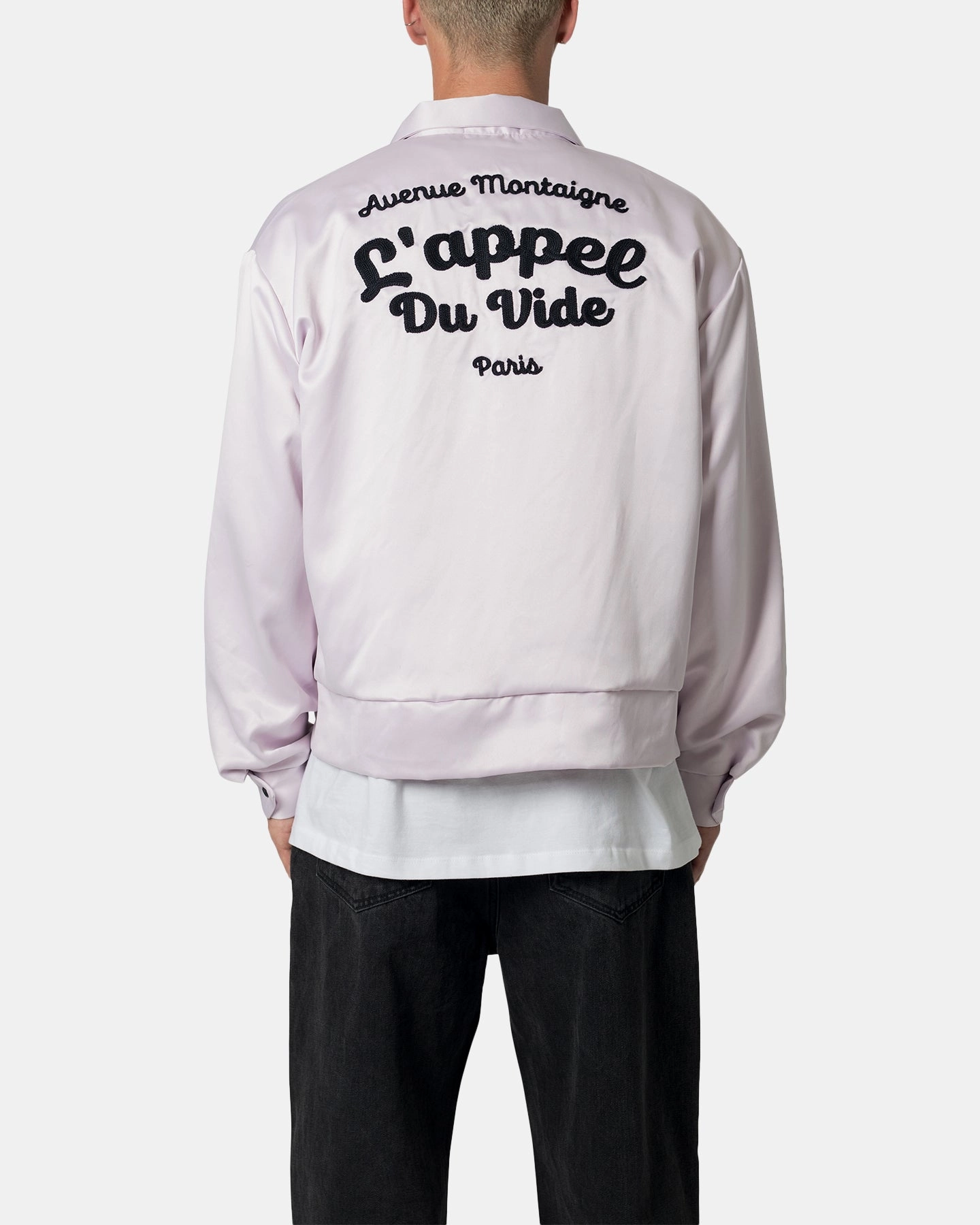 MNML Void Lightweight Jacket Lilac Tailored Silhouette Hooded Design