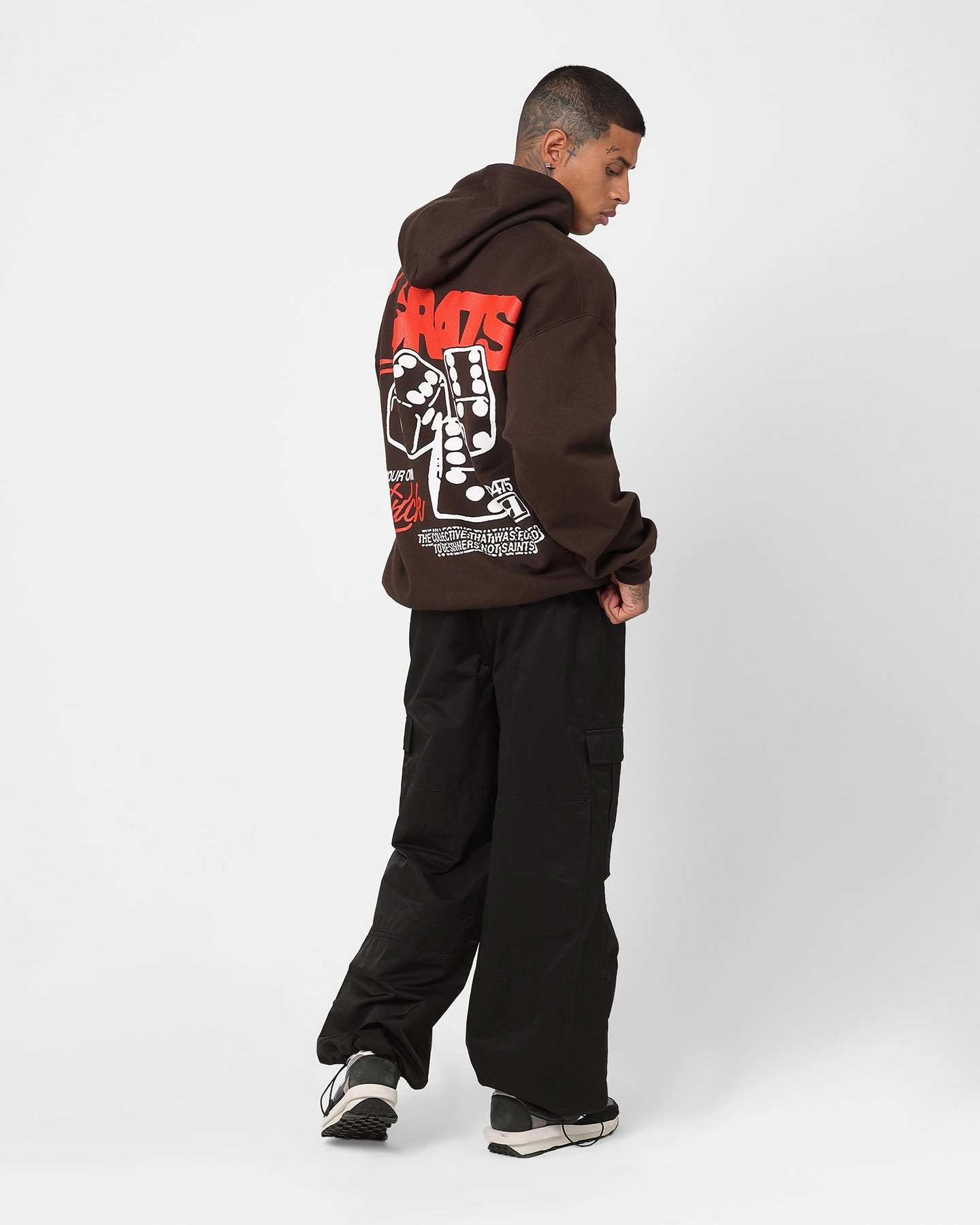 performance day Rats Get Fat Own Luck Hoodie Brown