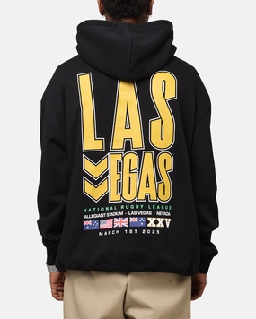 civilian use Bleacher Athletic NRL 2025 Las Vegas Round Hoodie Black