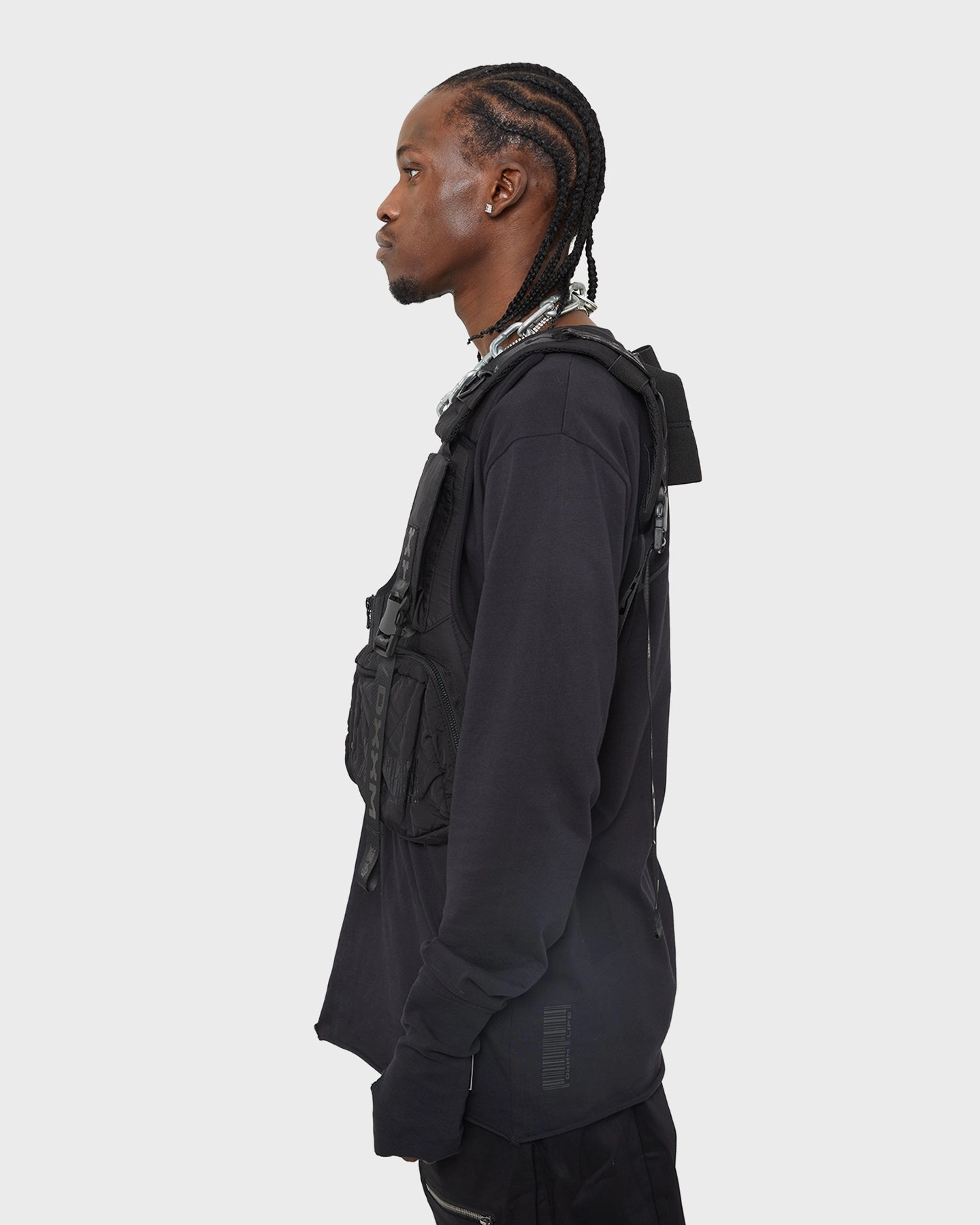 suitable for religious ceremonies DXXMLIFE L-3 A Chain$aw Utility Vest Black