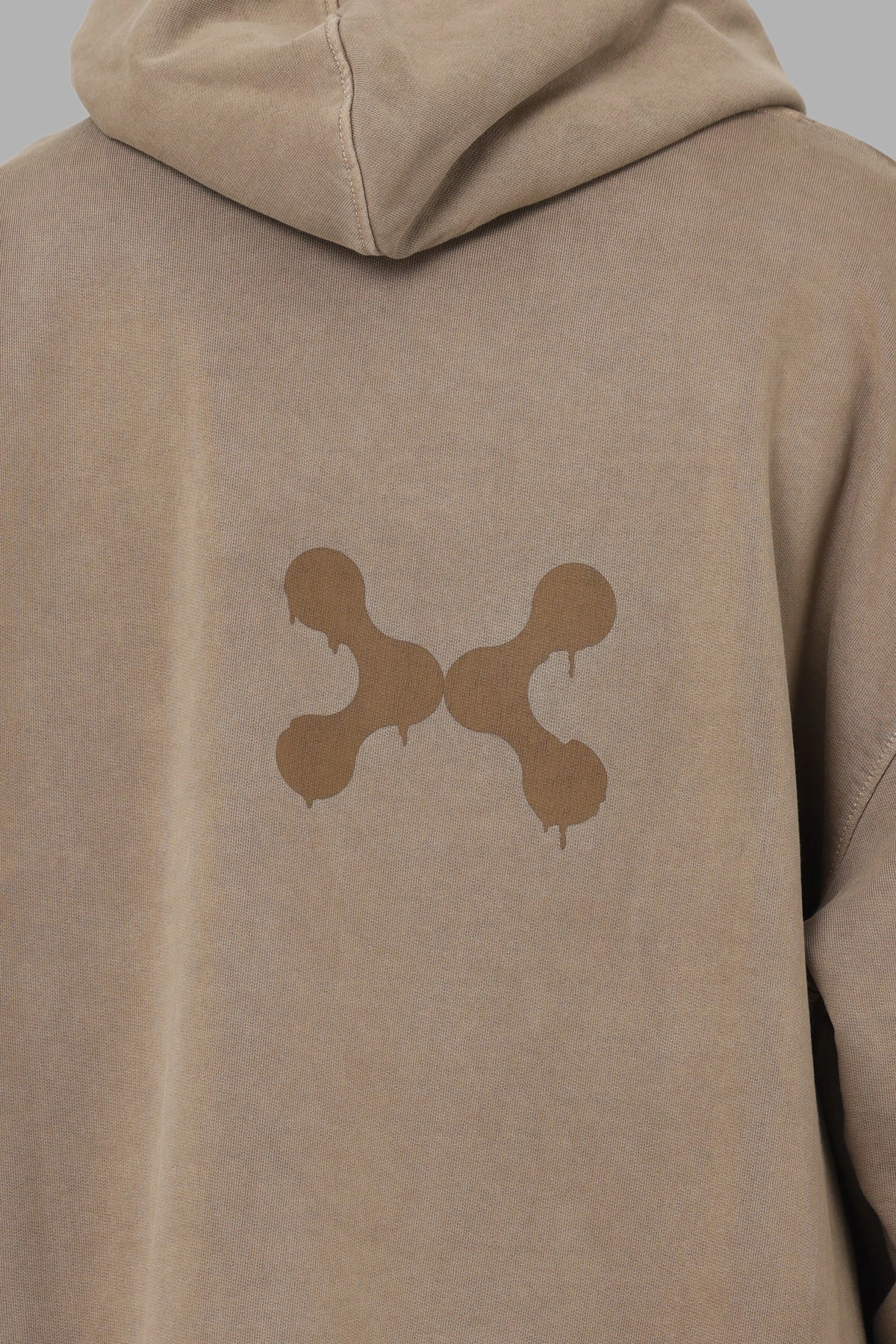 DXXMLife L-5 Txnal Hxxdie Pigment Brown Art Exhibition Long-sleeved