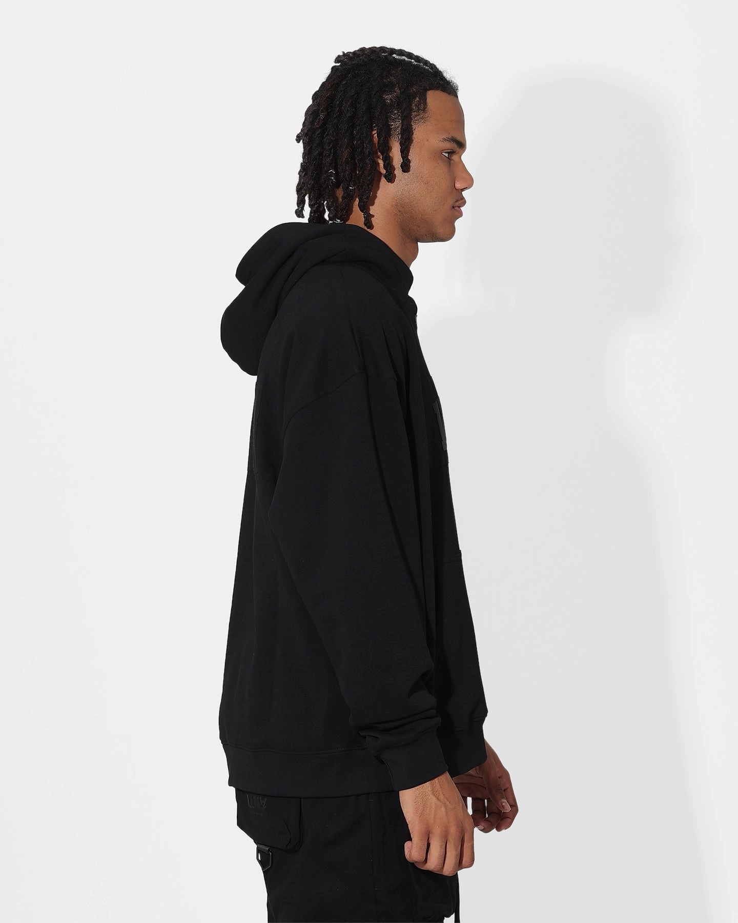FleeceBacking music concert DXXMLIFE L-7 V3L3DRXME Boxy Hxxdie Black