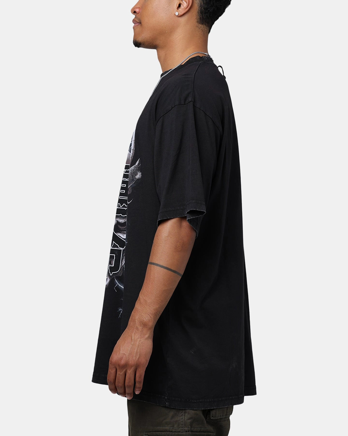 DropShoulderDesign DXXMLIFE Psychx Vintage T-Shirt Vintage Black