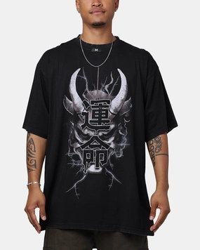 DXXMLIFE Psychx Vintage T-Shirt Vintage Black Breathable Cotton Fabric Lightweight Feel