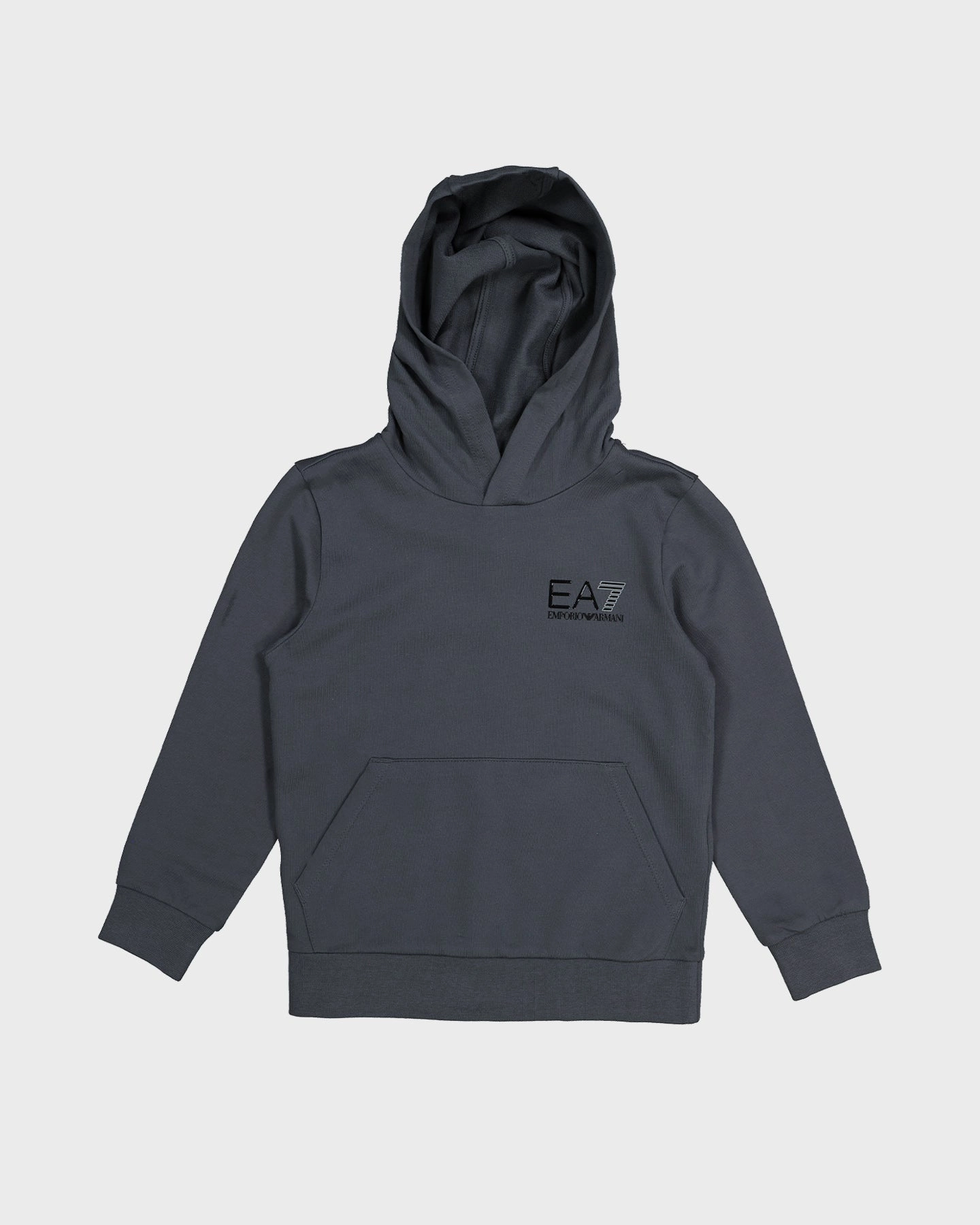 Participate Zippered Pockets EA7 Emporio Armani Kids' Hoodie Iron Gate