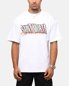 Sustainable Fibers Saint Morta Studios Drop Shoulder T-Shirt White