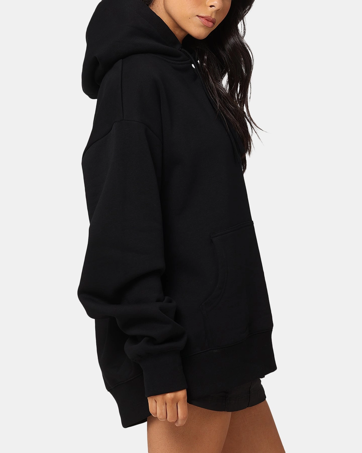 Fashion Shield nylon Carre Gorgeous Hoodie Black