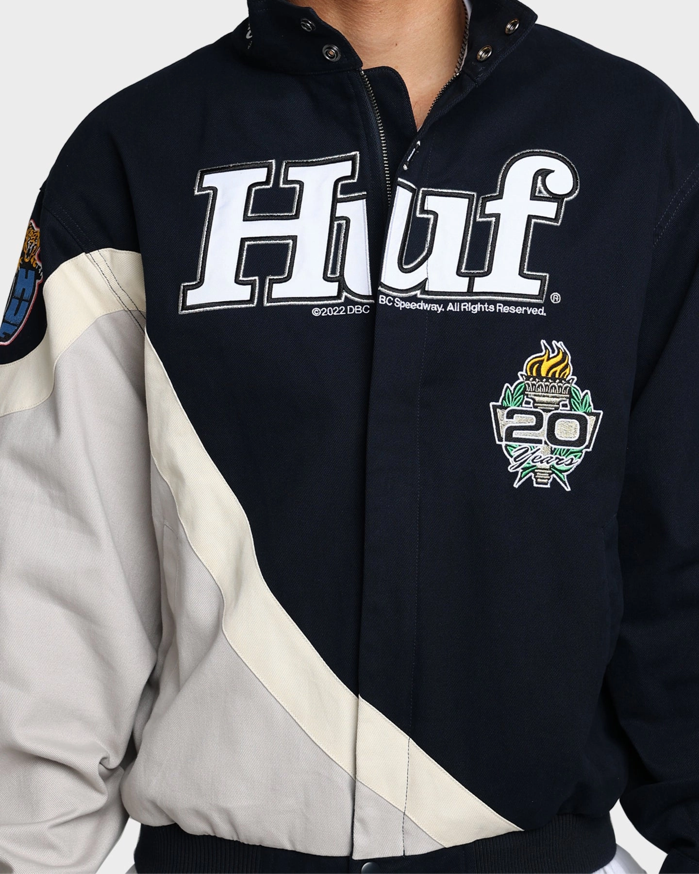 HUF Daytona Jacket Indigo Suitcase cold - weather essential