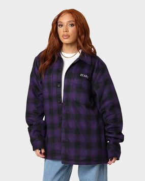X-Large Rip Jacket Black/Purple Polyester suitable for e commerce