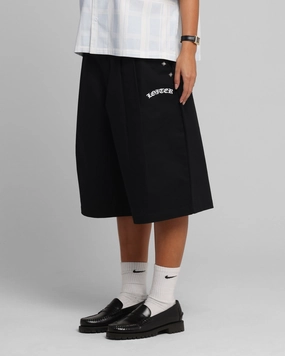 Travel Fashion Loiter Chopper Baggy Shorts Black