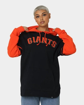 47 Brand San Francisco Giants Shortstop Hoodie Jet Black Thermal Reflective Lining