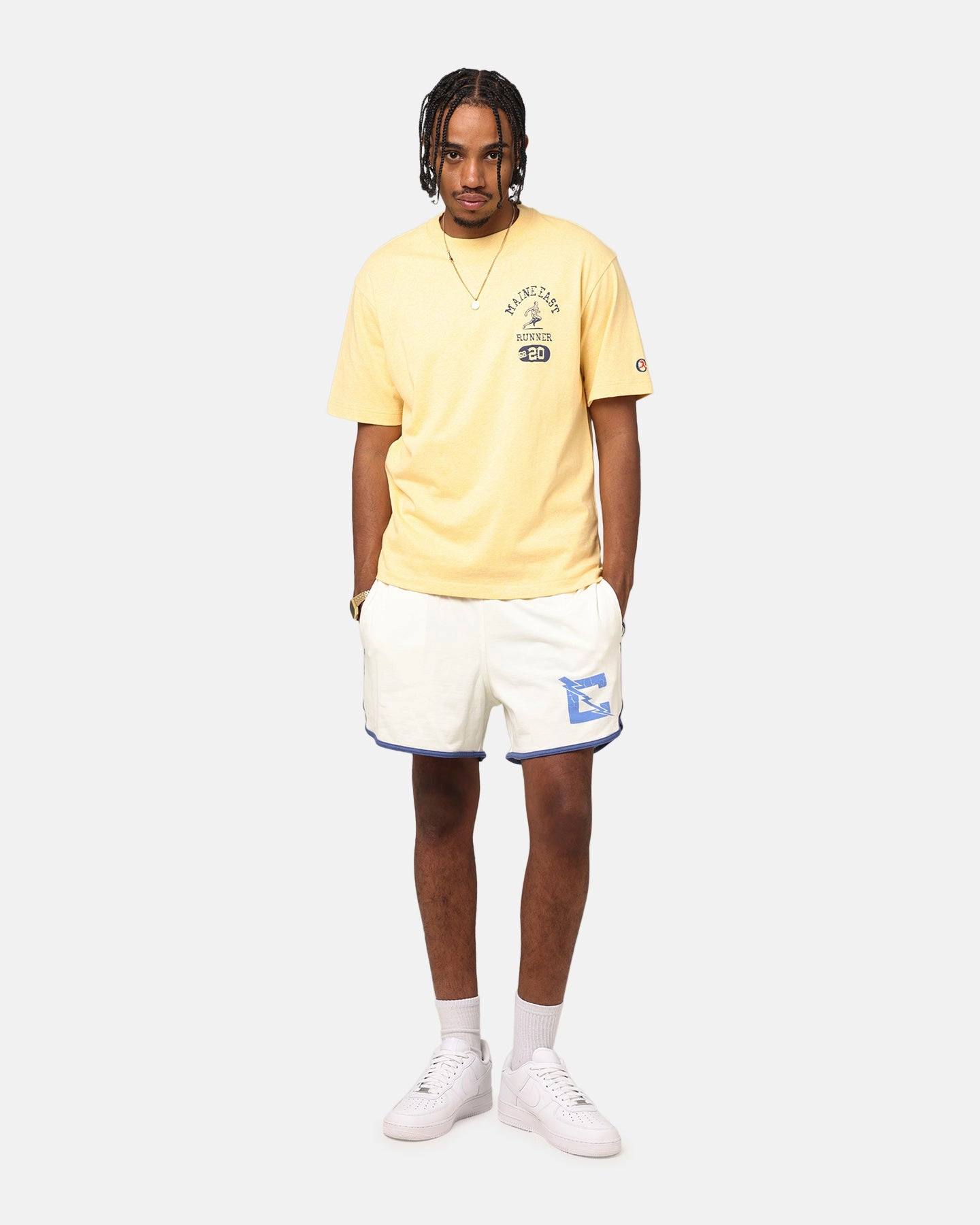 Water Resistant Tear Resistant Weave Champion 50's Pool Boy Shorts White