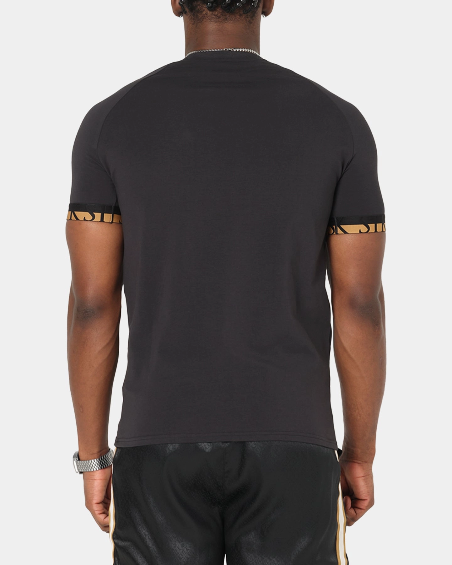 Sik Silk Tech T-Shirt Black Trendy Vibes