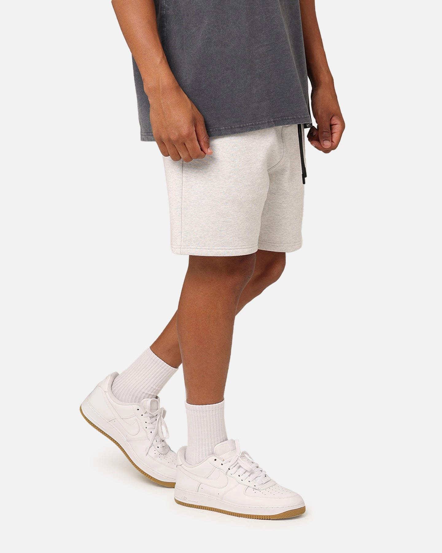 Stay Cool Technology Stylish Comfort Carre Dice Club Sweat Shorts Silver Marle