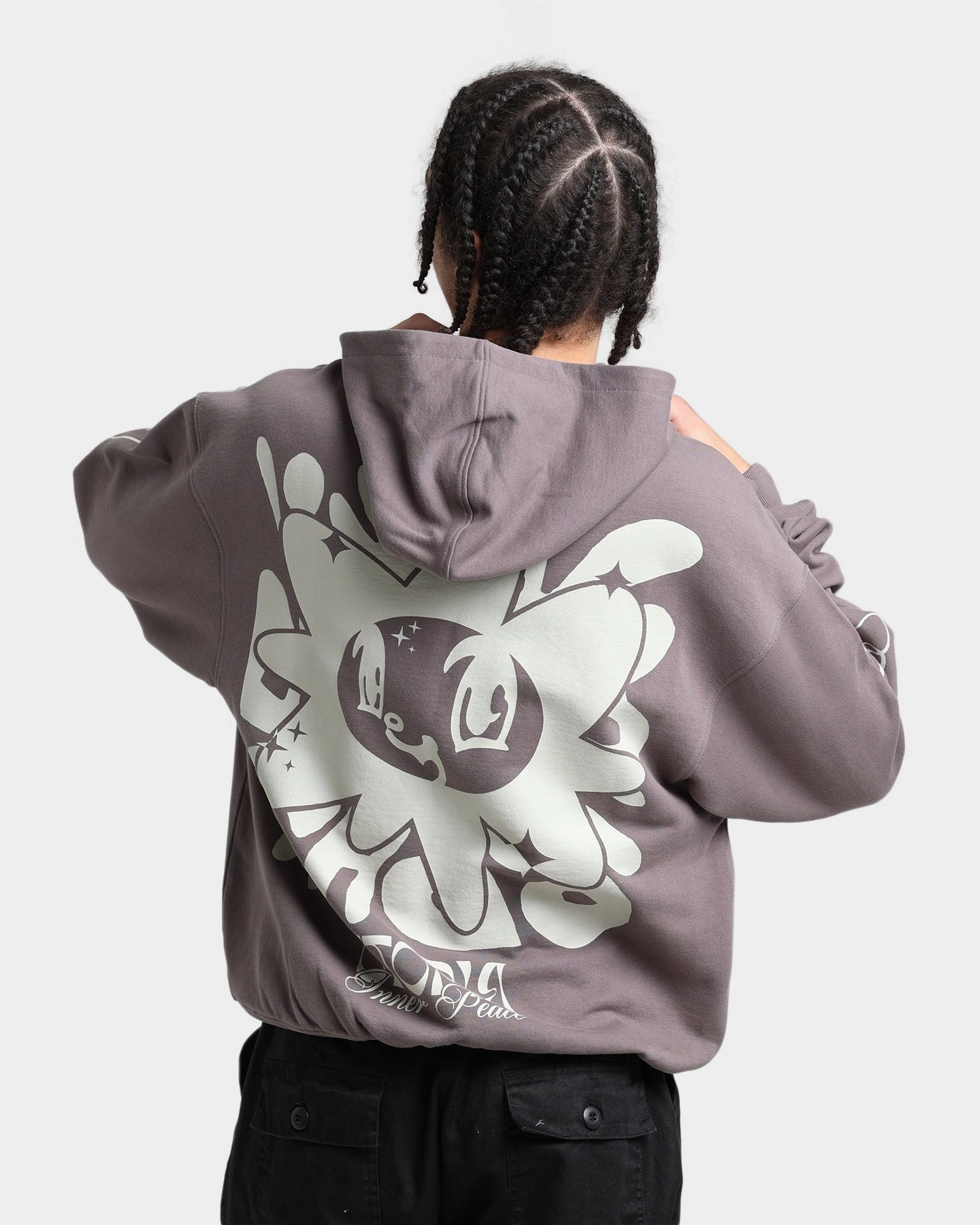 Loiter Inner Peace Hoodie Charcoal formal dinner
